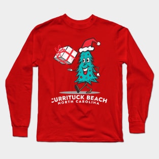 Currituck Beach, NC Vacationing Christmas Tree Long Sleeve T-Shirt